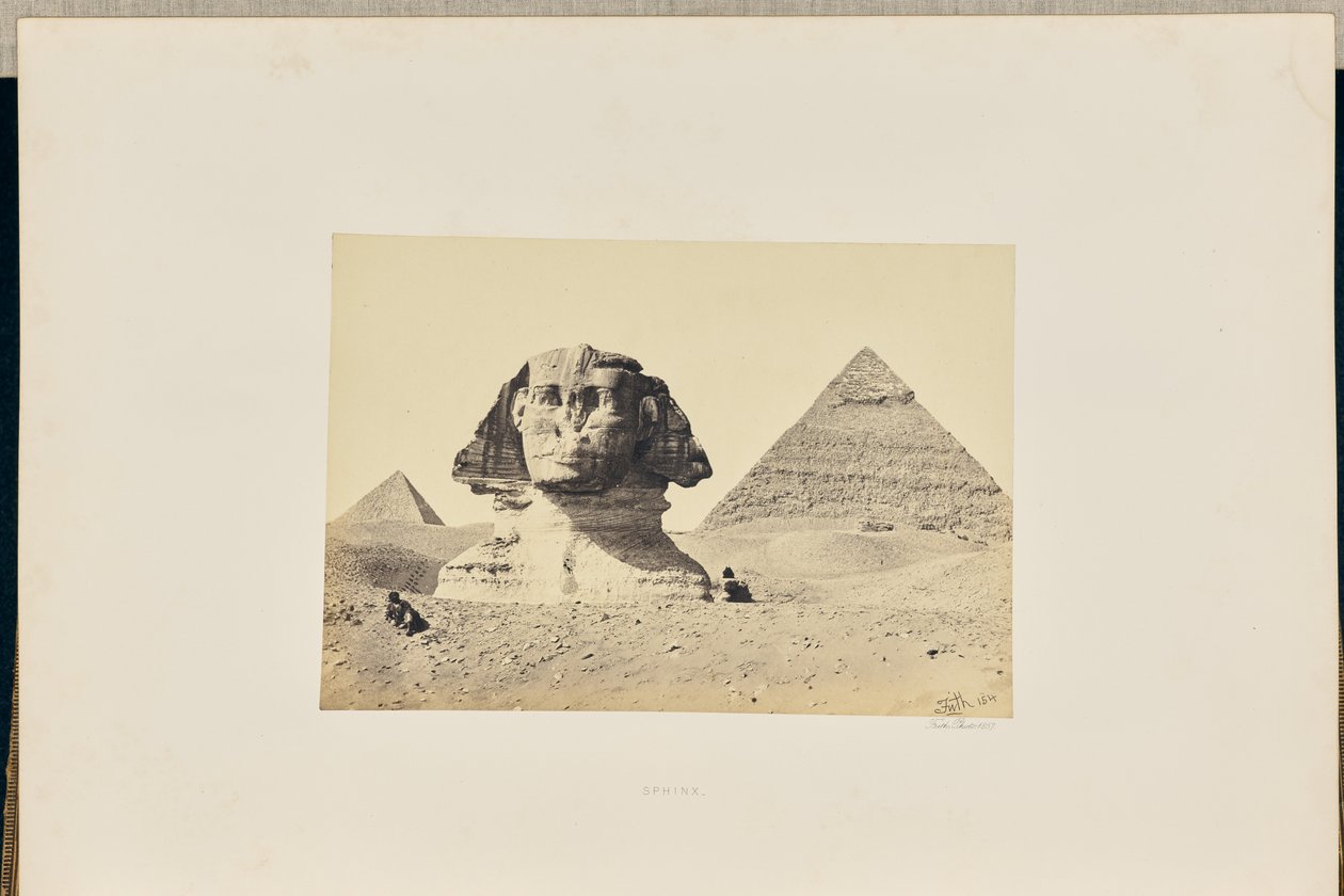 Sfinx door Francis Frith