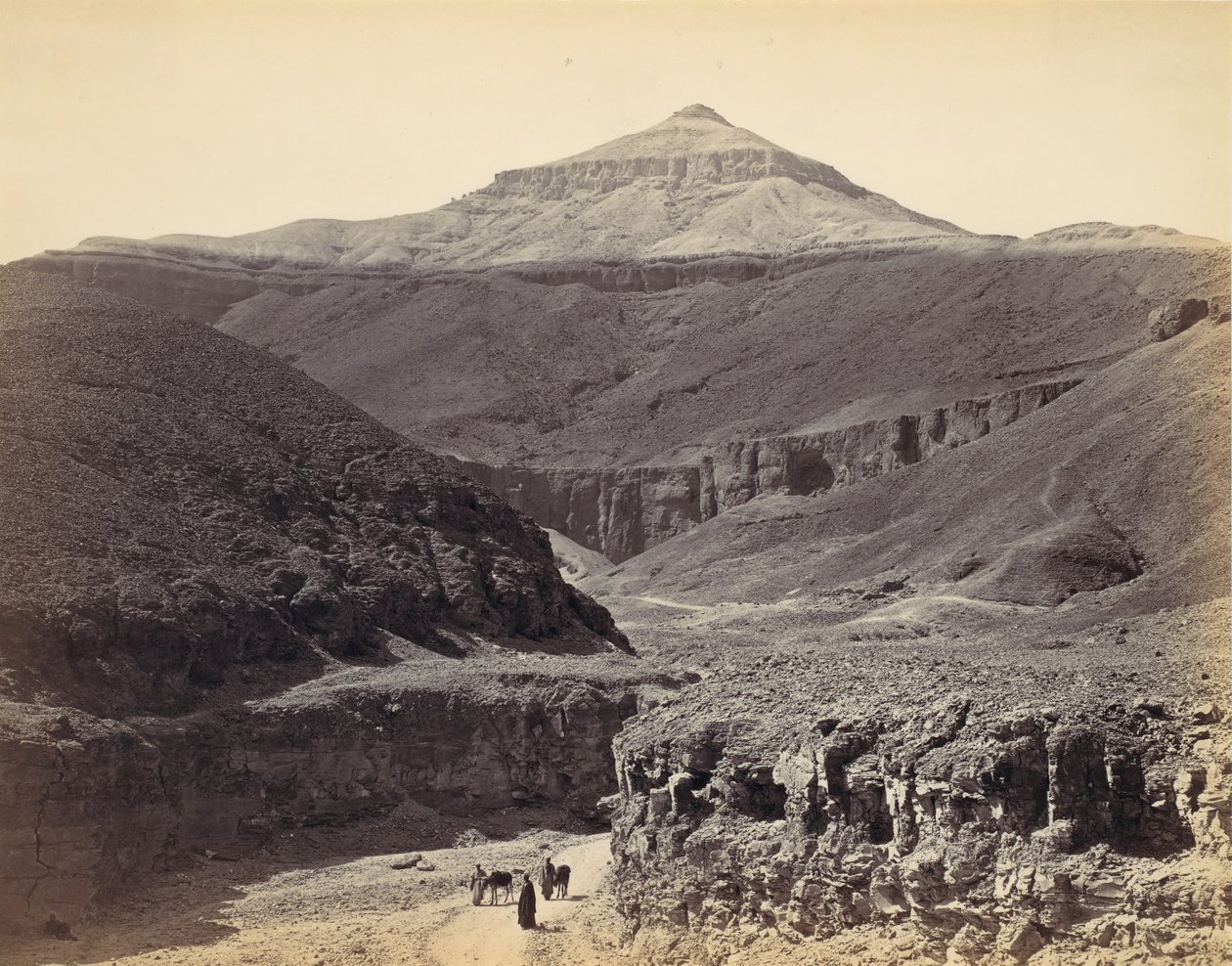 Vallei der Koningen, Thebe door Francis Frith