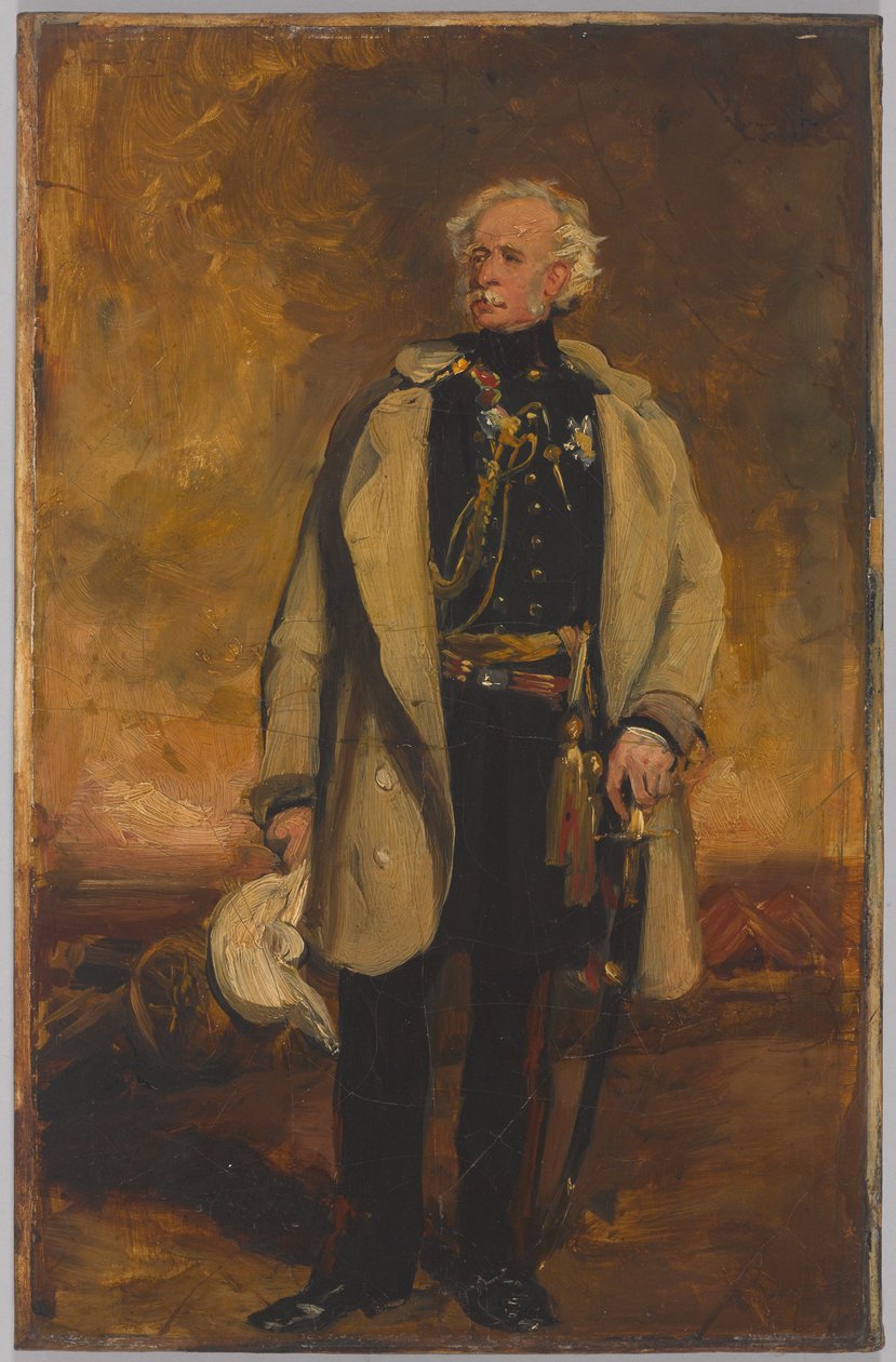 Luitenant-generaal burggraaf Hugh Gough door Francis Grant