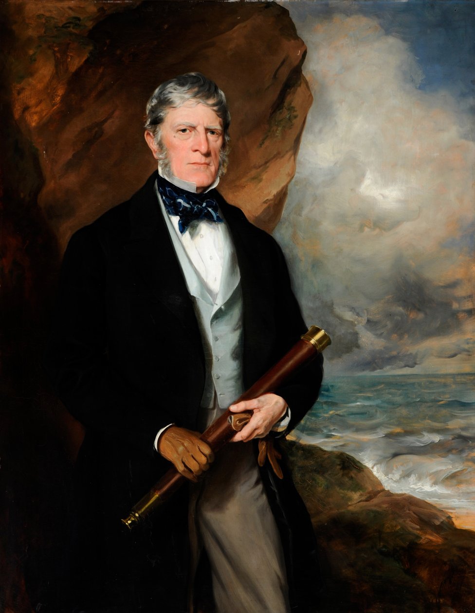 Portret van Admiraal Henry Meynell door Francis Grant
