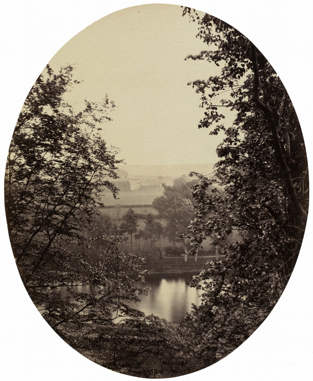 De Oevers van de Severn, nabij Winterdyne, c. 1862 door Francis Gresley
