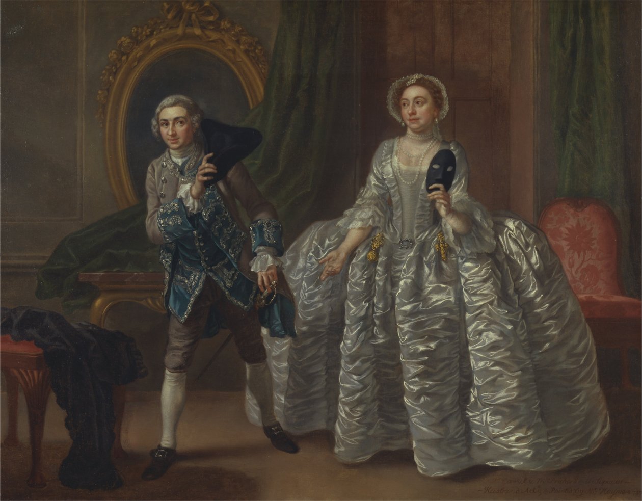 David Garrick en Mrs. Pritchard in Benjamin Hoadley