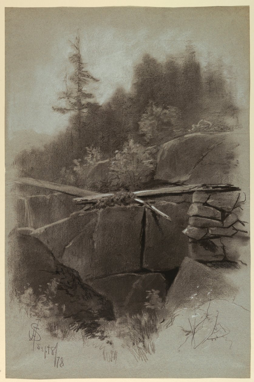 Rotsklif door Francis Hopkinson Smith