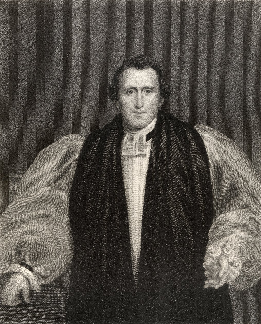 Dominee Daniel Wilson, gegraveerd door J. Cochran, uit 