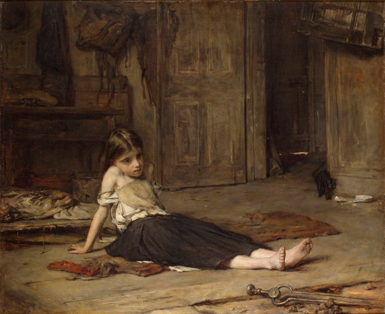 Gezichten in het Vuur, 1867 door Francis Montague Holl