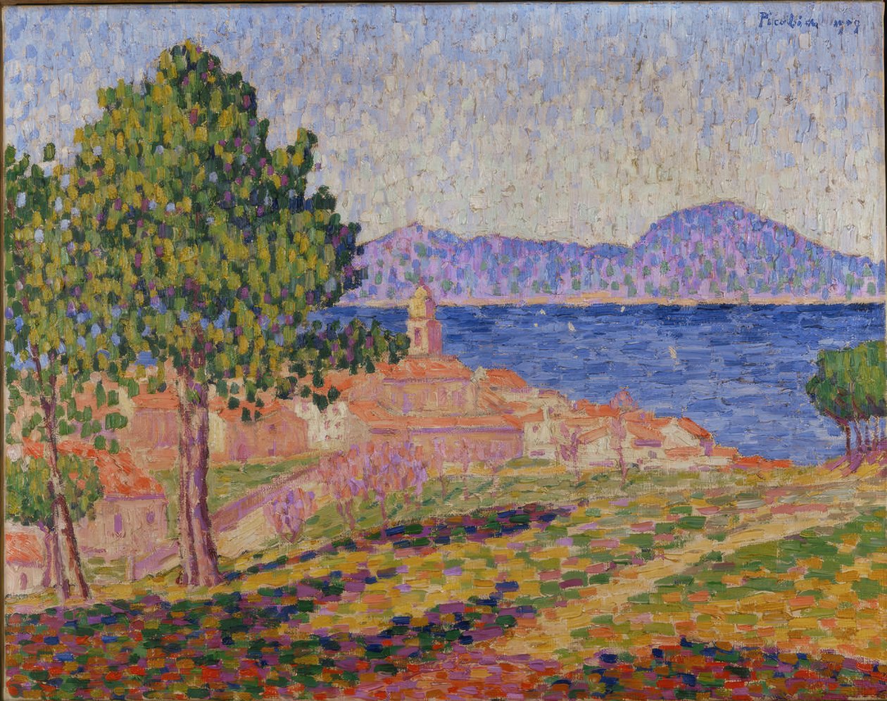 Uitzicht op Saint-Tropez vanaf de Zita- delle door Francis Picabia
