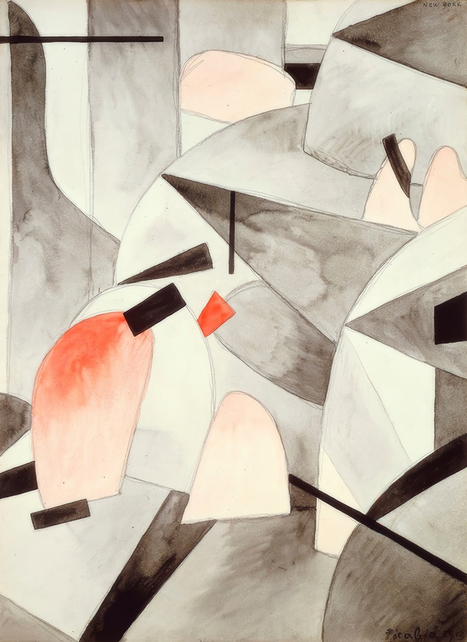 Toegang tot New York door Francis Picabia