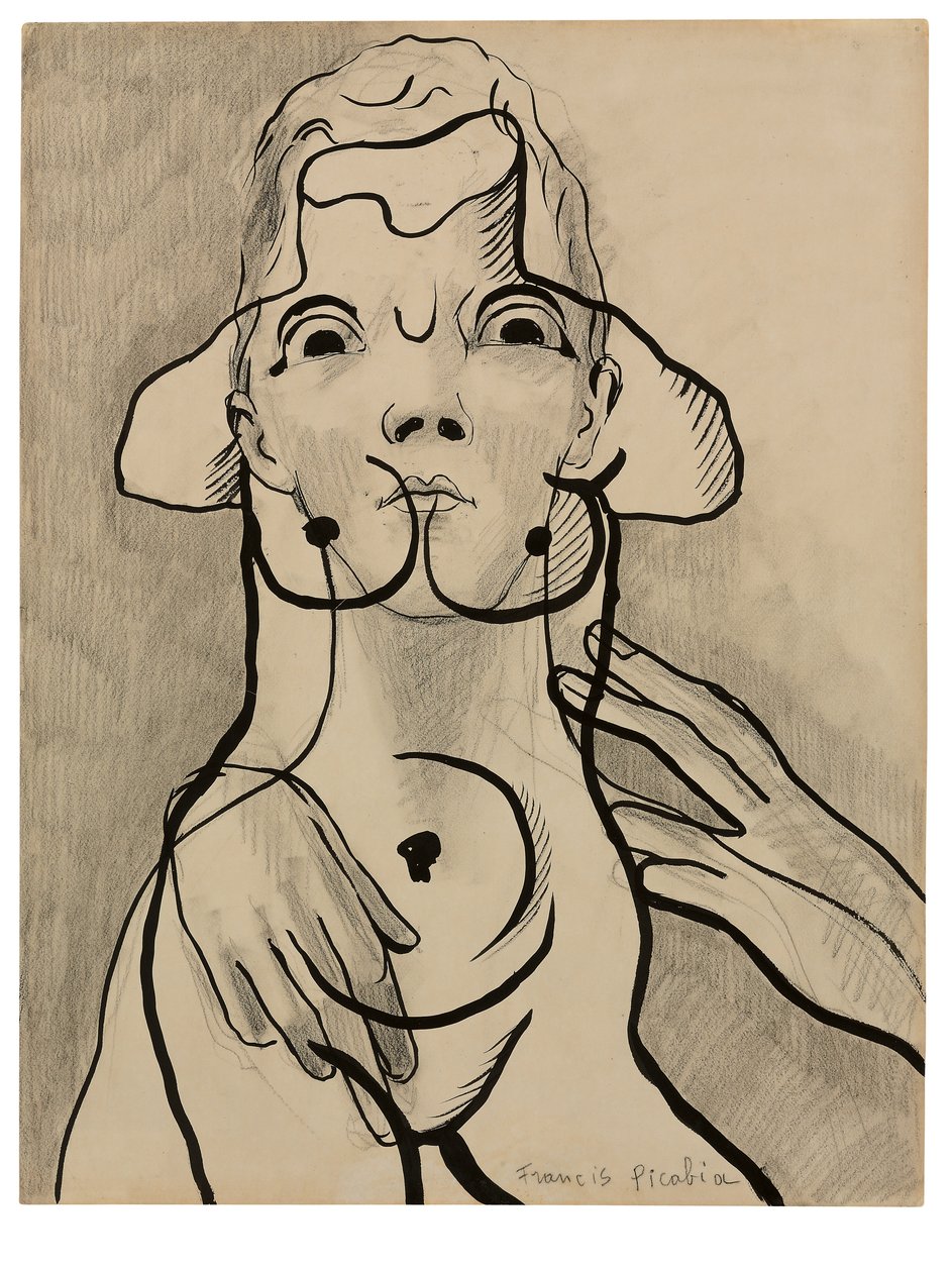 De hond van de Baskervilles door Francis Picabia