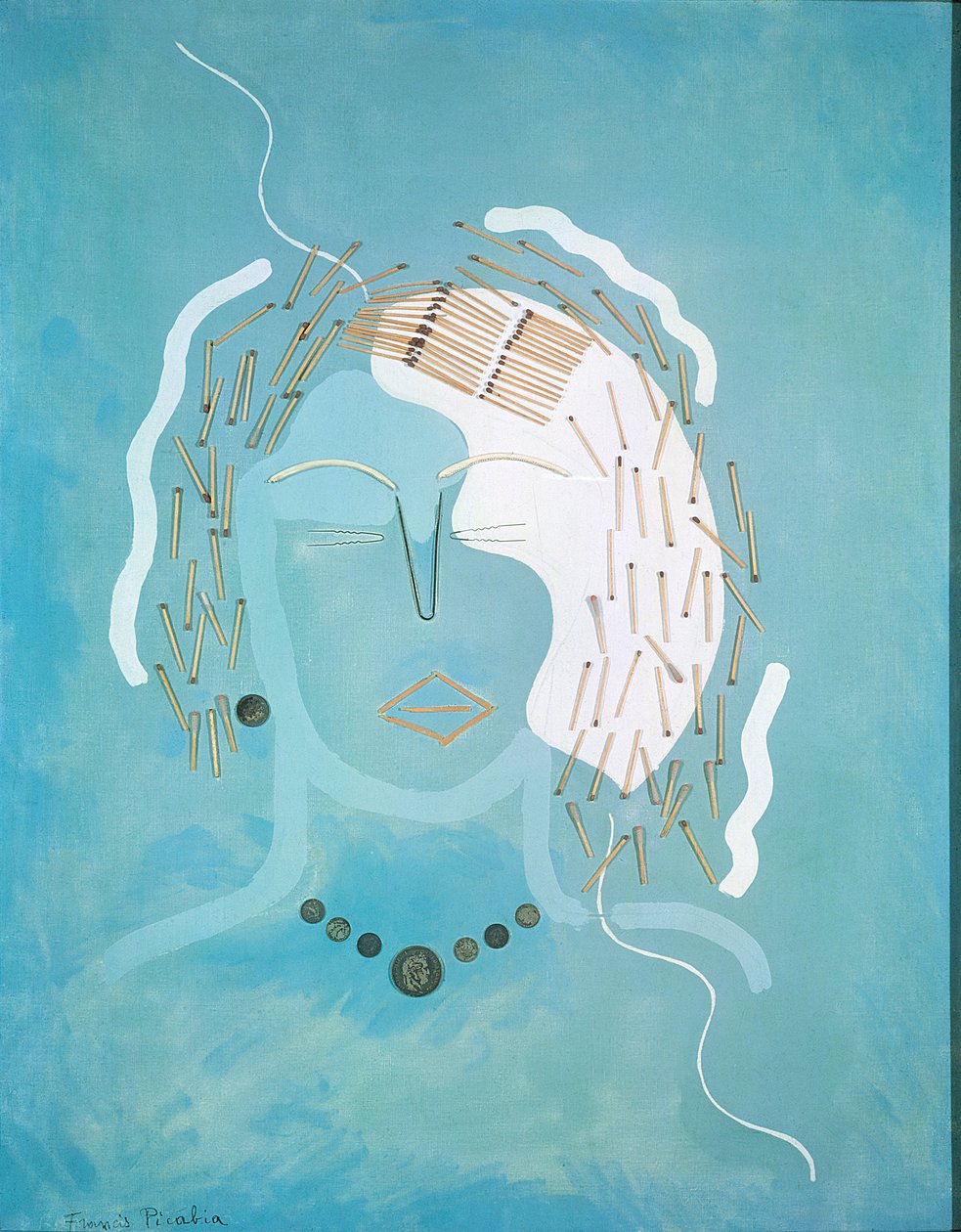 Wedstrijd vrouw door Francis Picabia