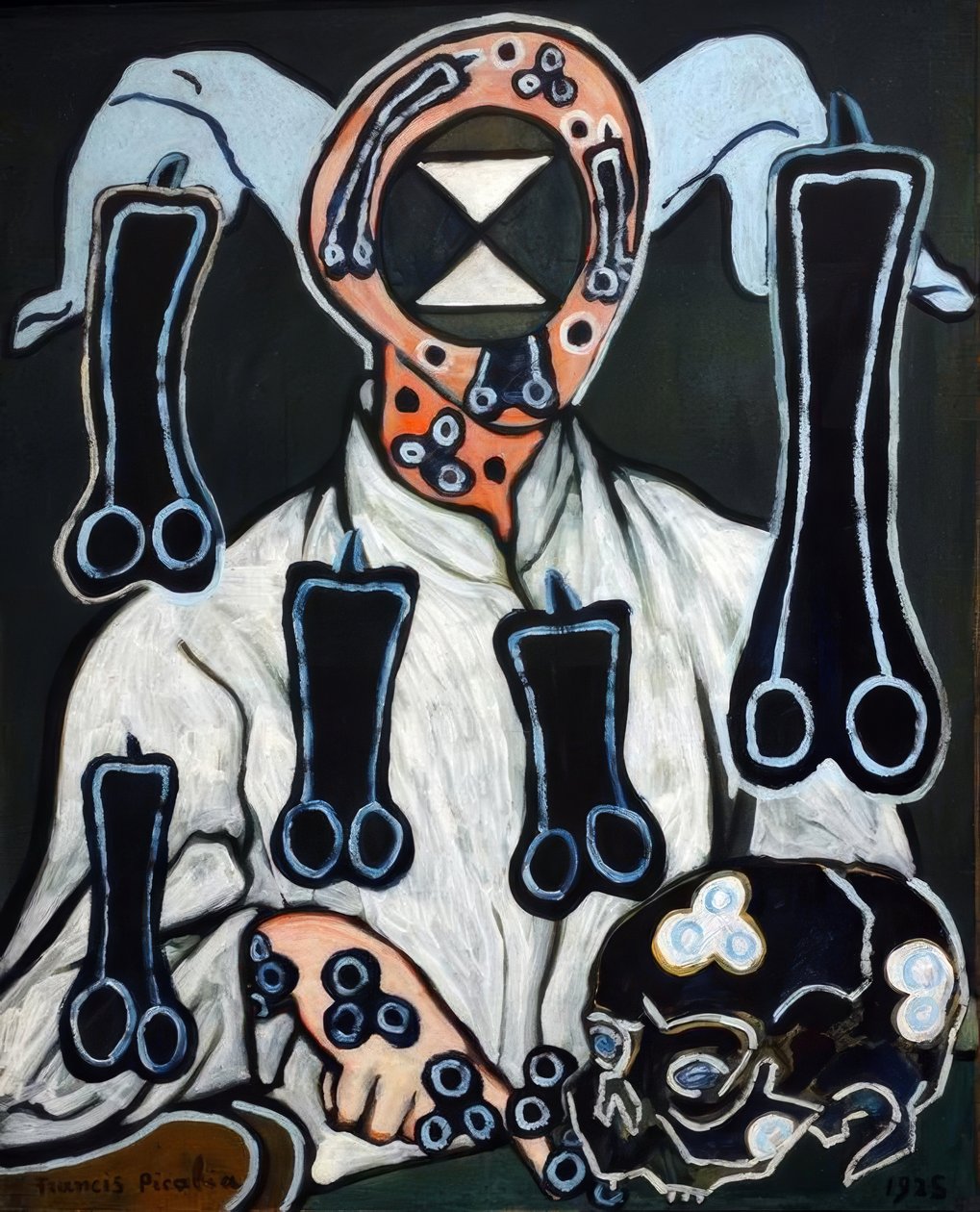 Portret van een dokter door Francis Picabia