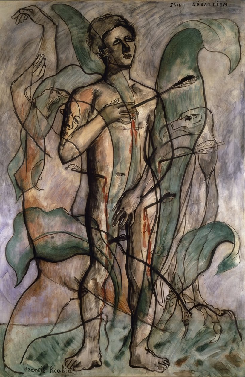 Sint Sebastiaan door Francis Picabia