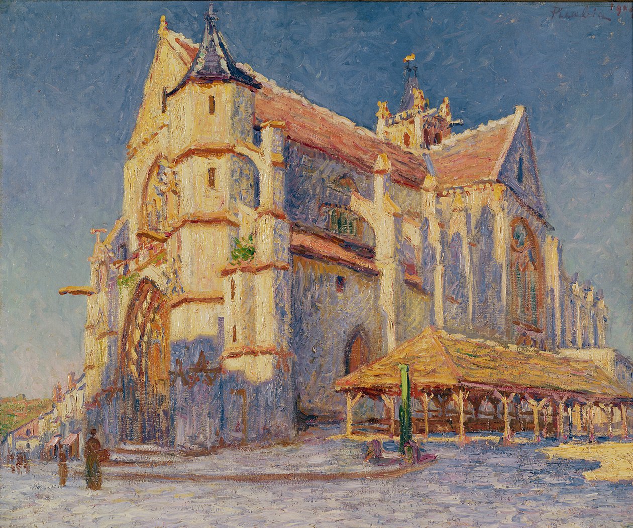 De kerk in Moret door Francis Picabia