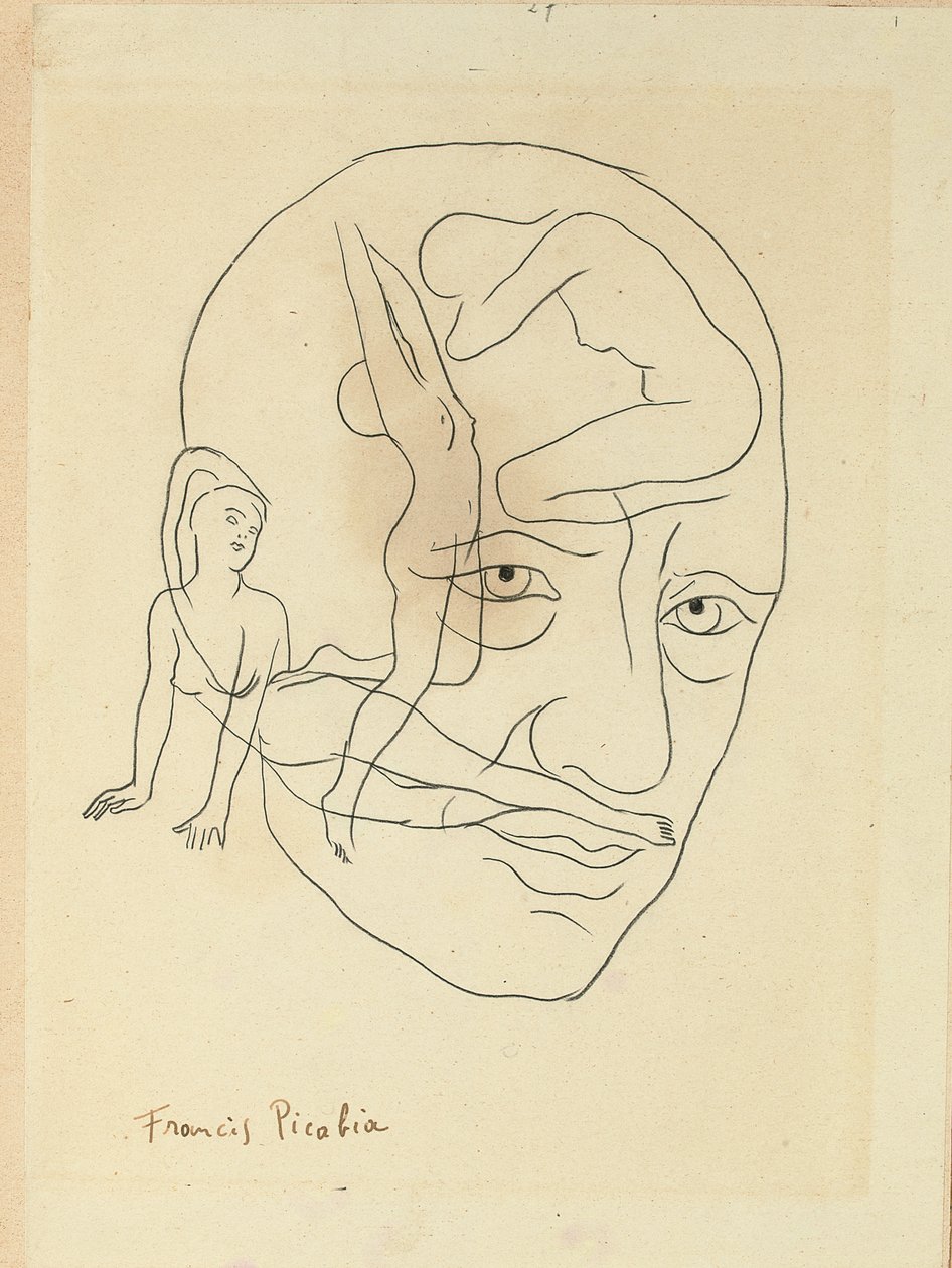 Wat mannen in hun hoofd hebben door Francis Picabia
