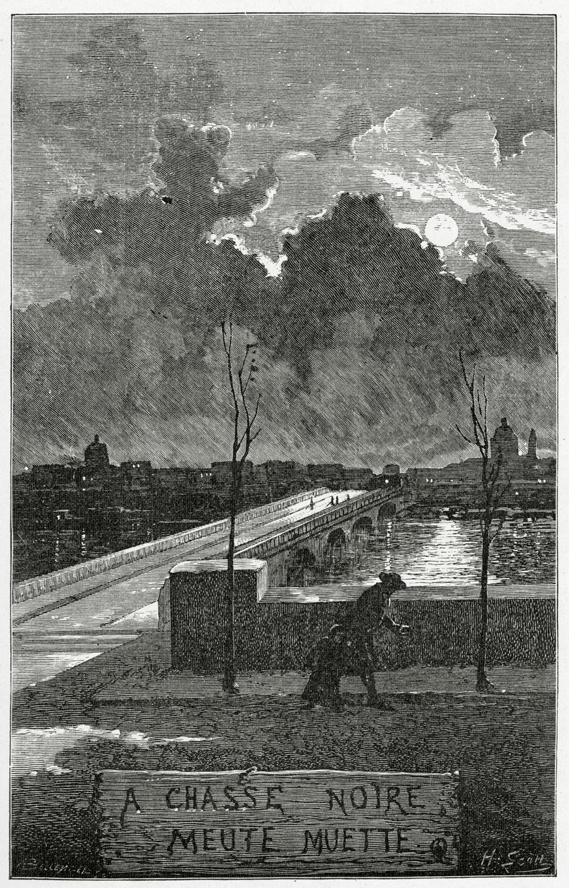 Illustratie uit Les Misérables, 19e eeuw door Francis & Scott, Henry Fowke