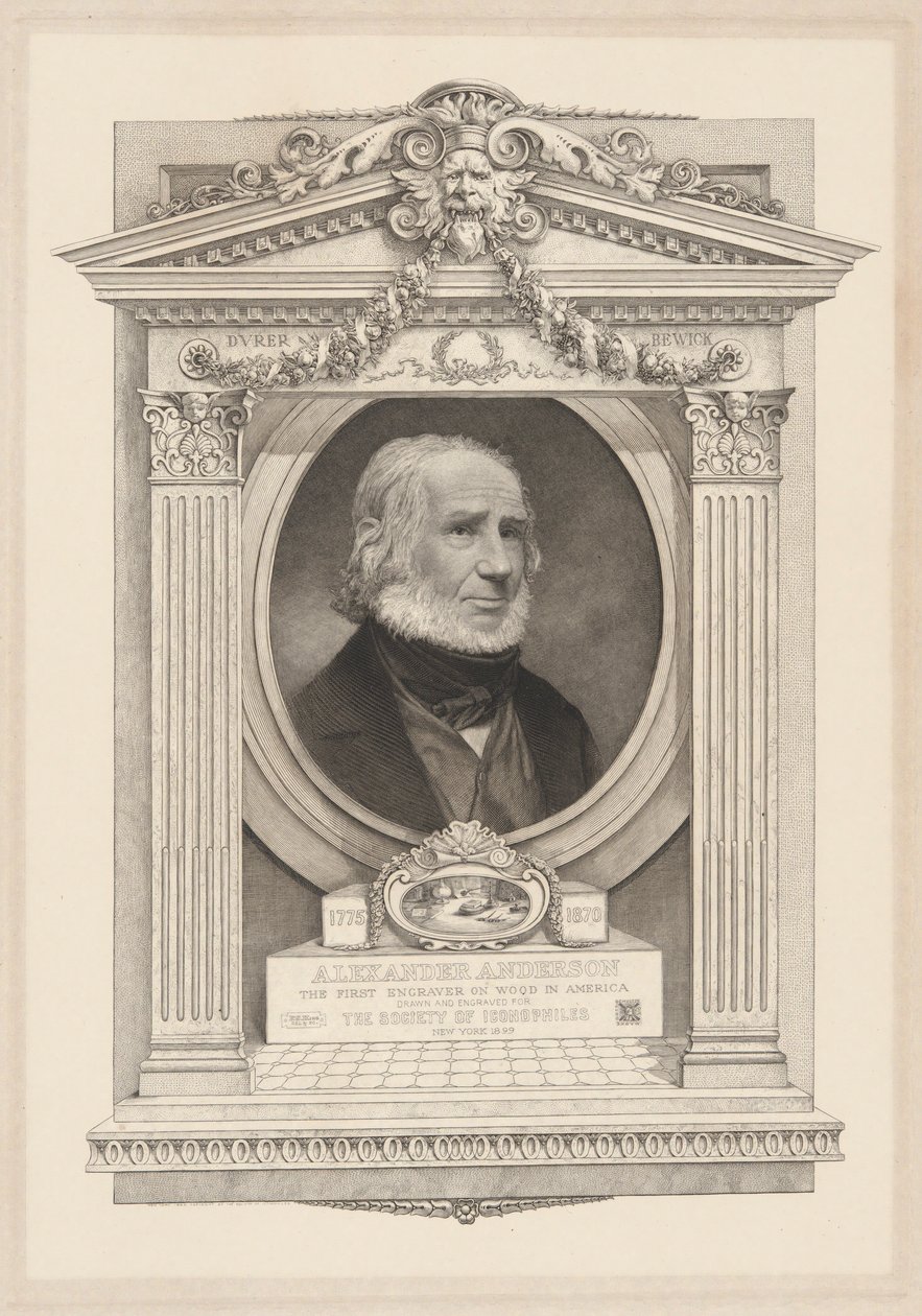 Portret van Alexander Anderson door Francis Scott King