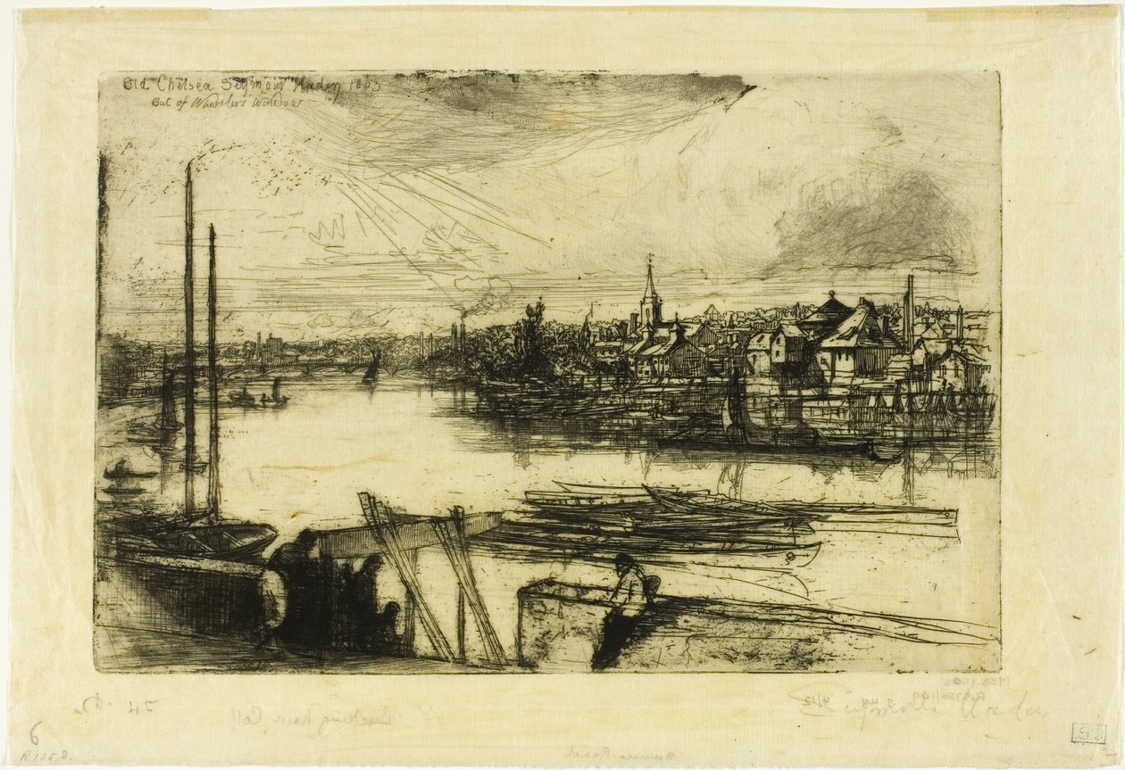 Battersea Reach door Francis Seymour Haden