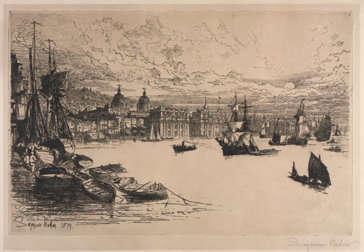 Greenwich door Francis Seymour Haden