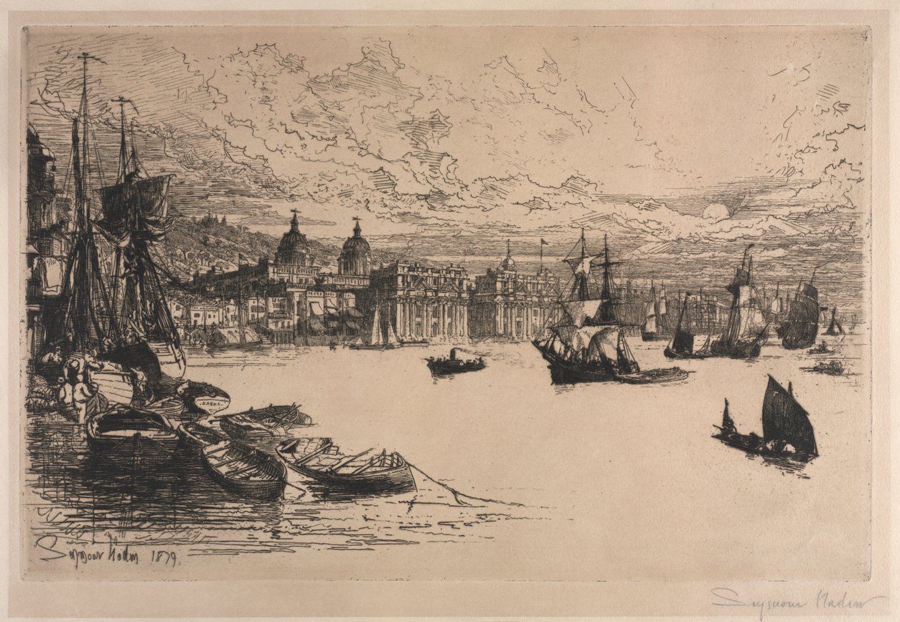 Greenwich door Francis Seymour Haden