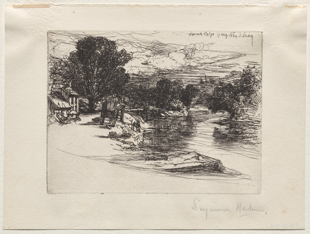Huis van de smid door Francis Seymour Haden
