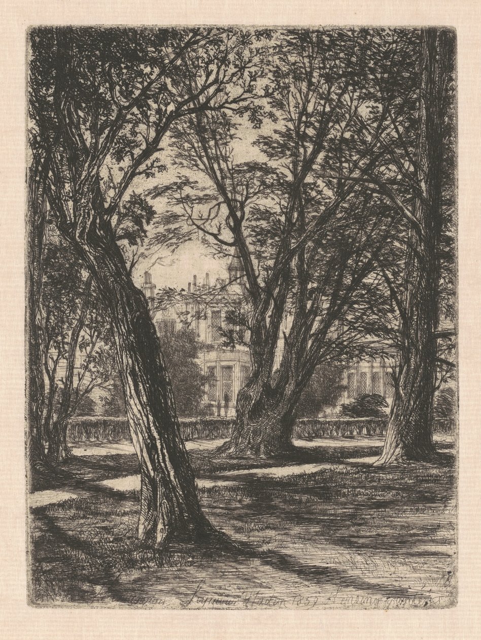Kensington Gardens, nr. 1 door Francis Seymour Haden