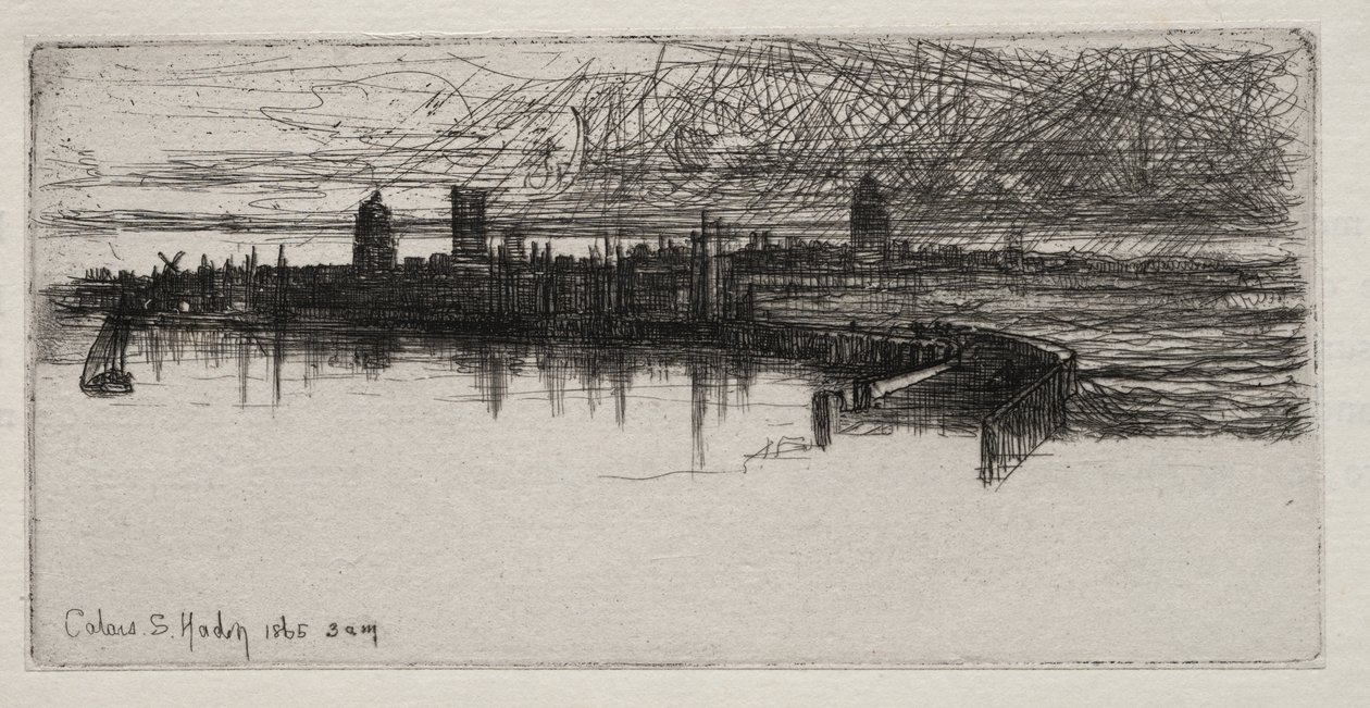 Kleine Calais Pier, 1865, 3 uur 