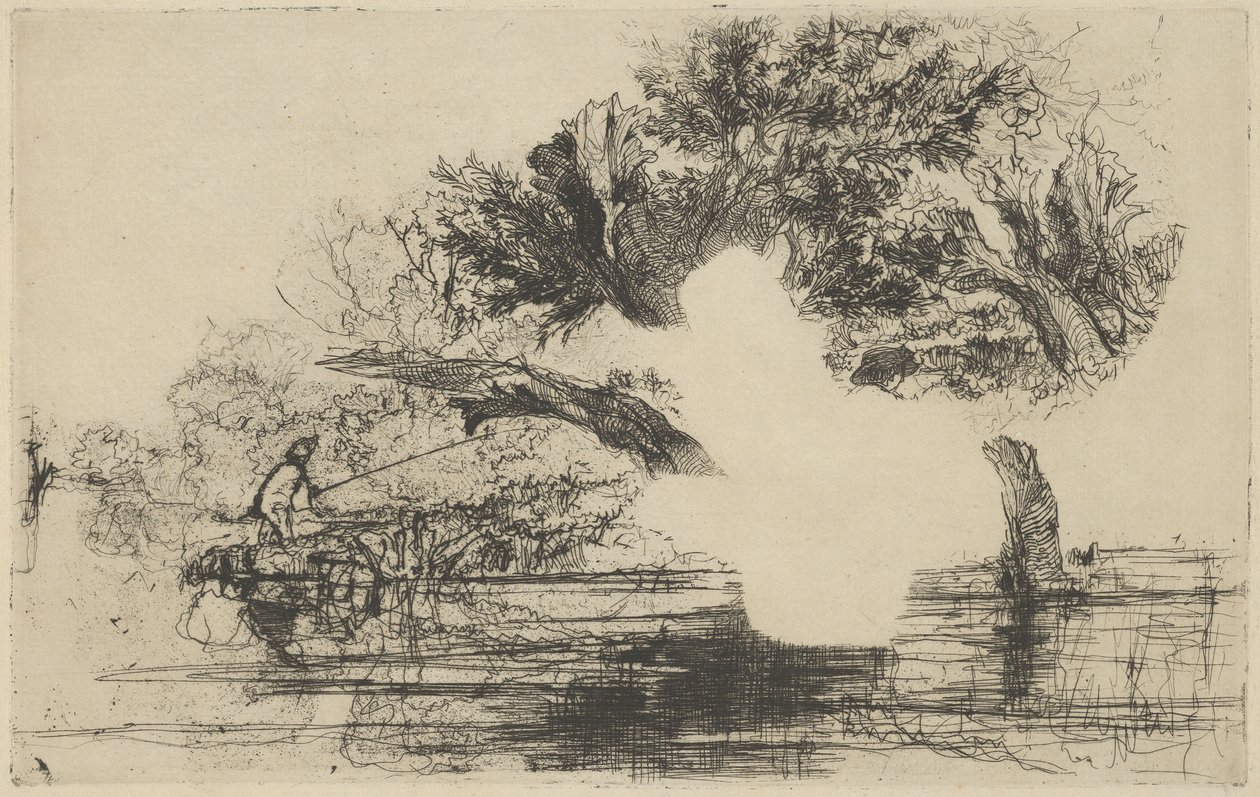 Penton Hook, 1864 door Francis Seymour Haden