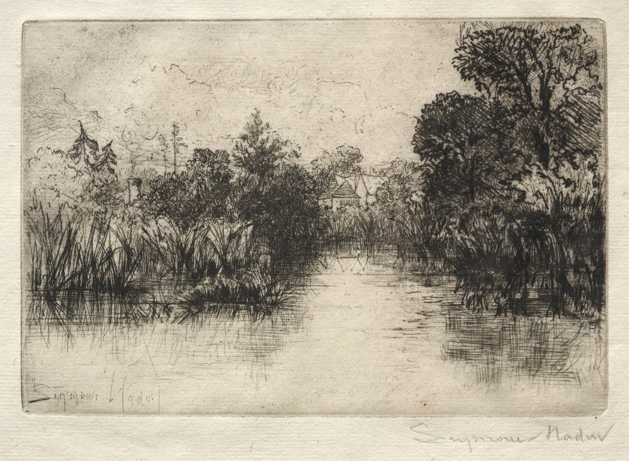 Shere Mill Pond Een Kleine Studie door Francis Seymour Haden