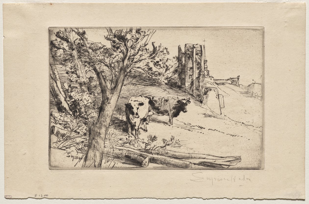 De Toren door Francis Seymour Haden