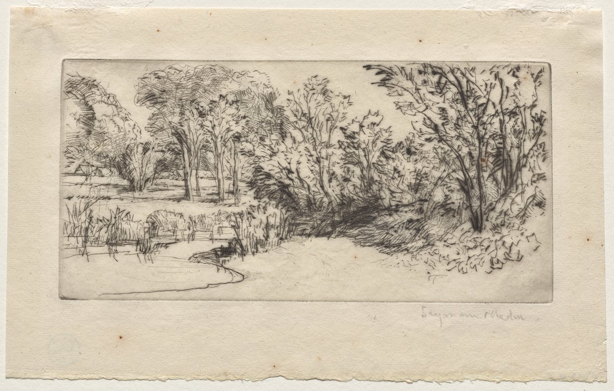 De Kleine Longparish door Francis Seymour Haden