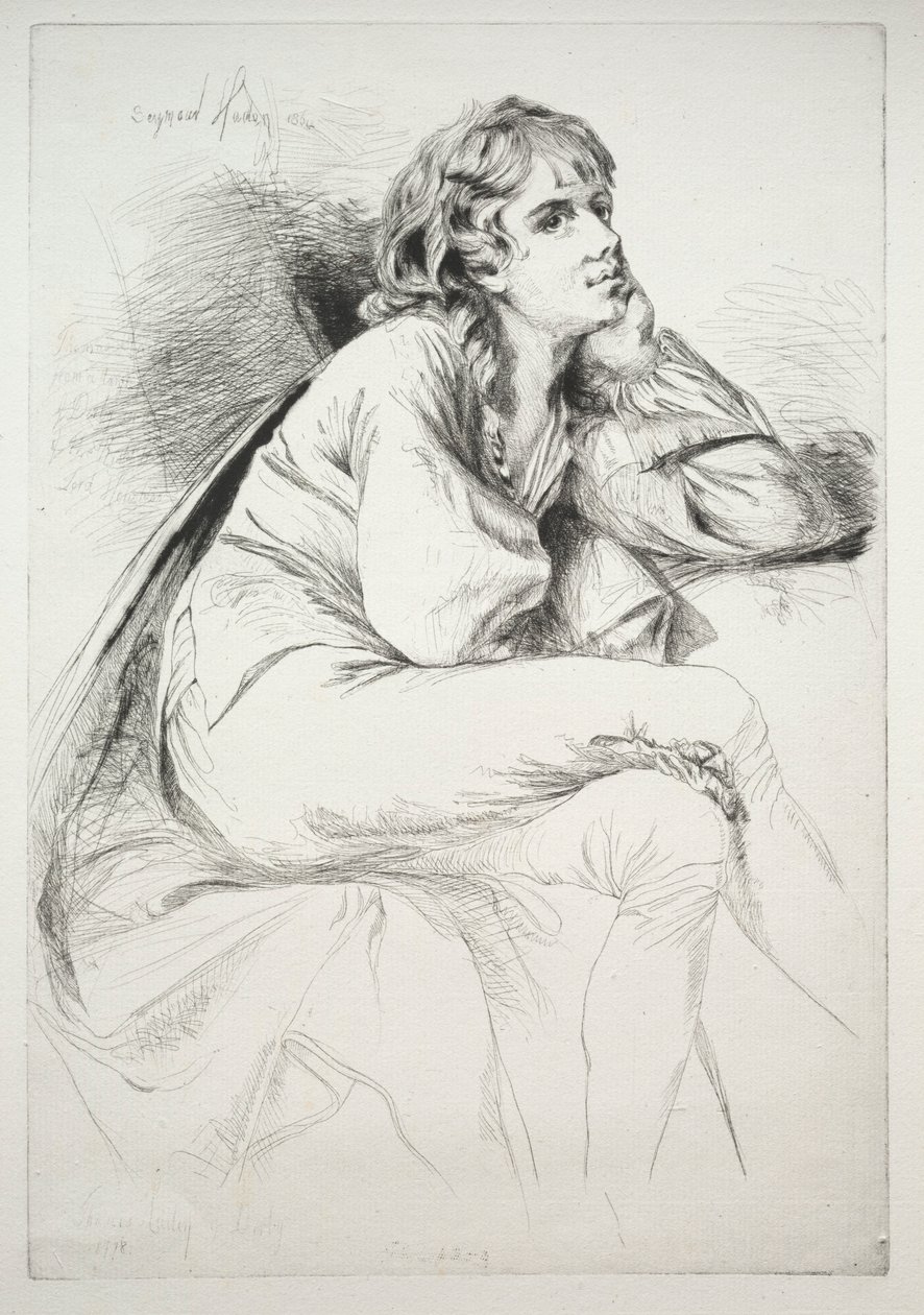 Thomas Haden van Derby, 1864 door Francis Seymour Haden
