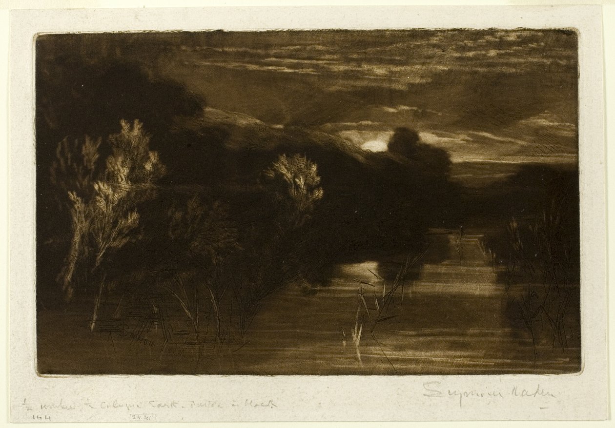 Winchelsea-kanaal door Francis Seymour Haden