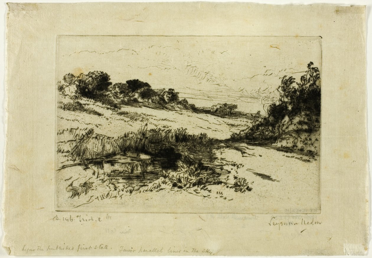 Windmolenheuvel, nr. I door Francis Seymour Haden