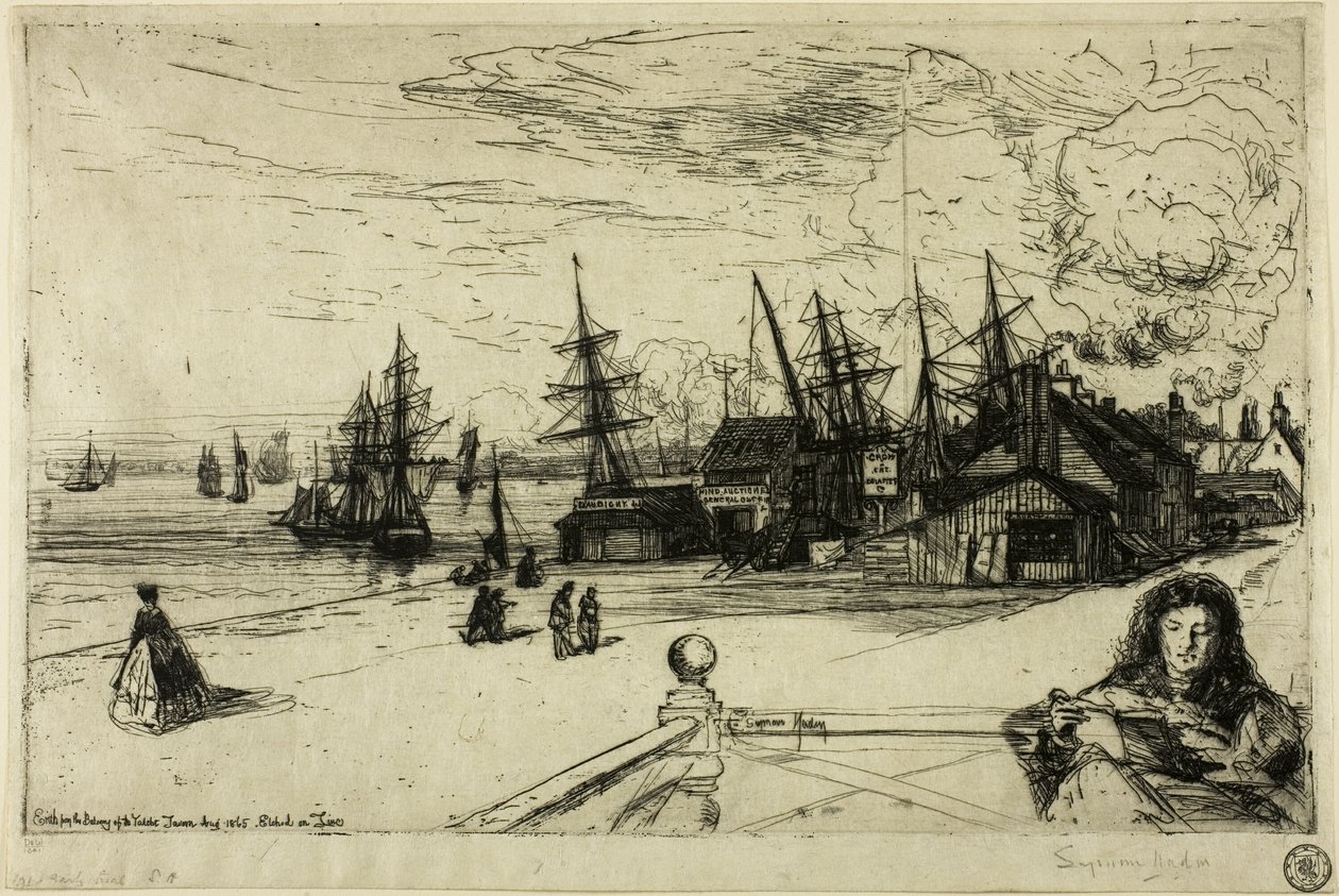 Jachttaverne, Erith door Francis Seymour Haden
