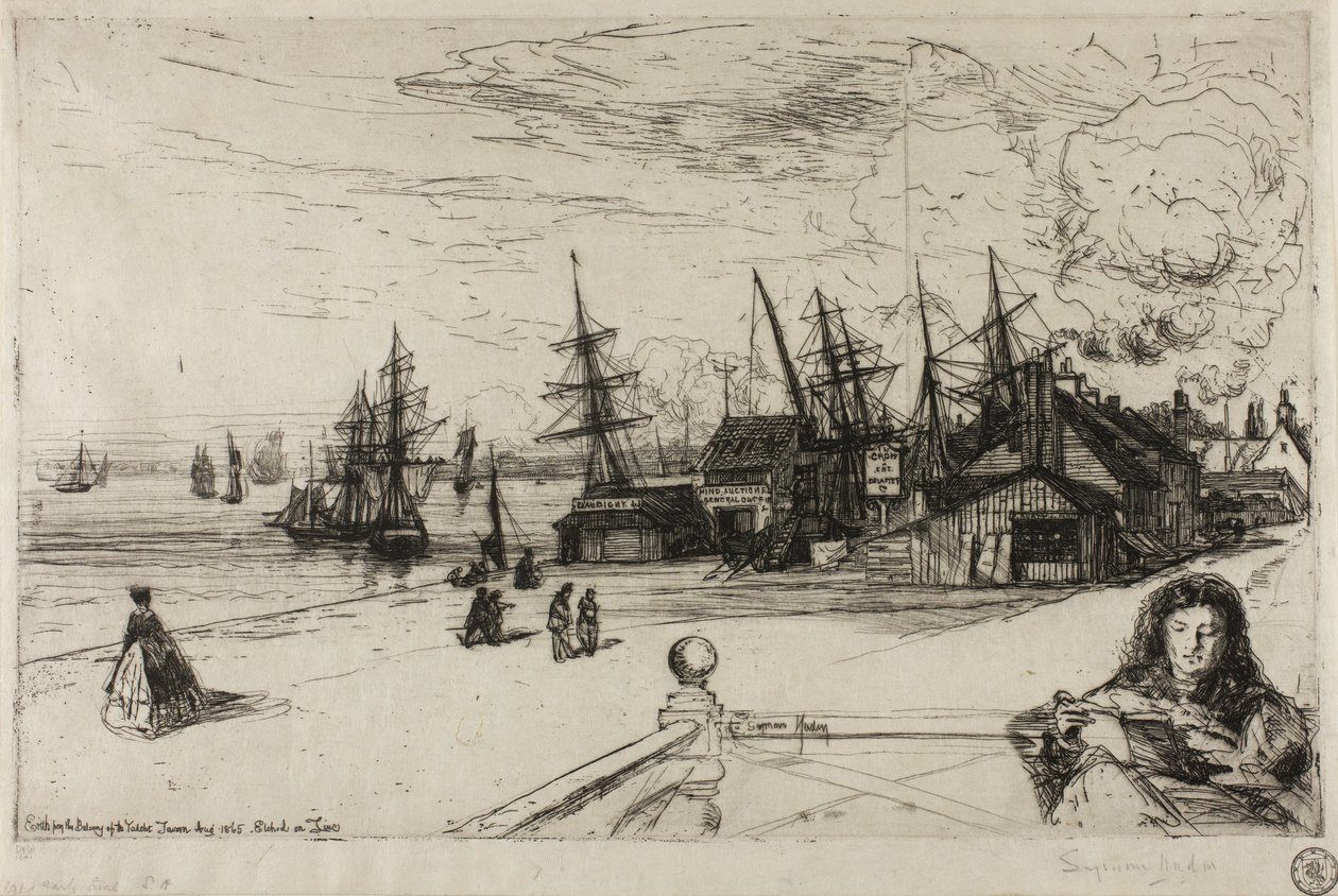 Yacht Tavern, Erith door Francis Seymour Haden