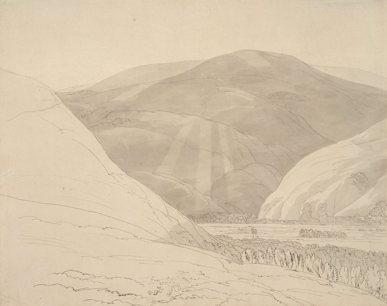 Croidon Hill door Francis Towne