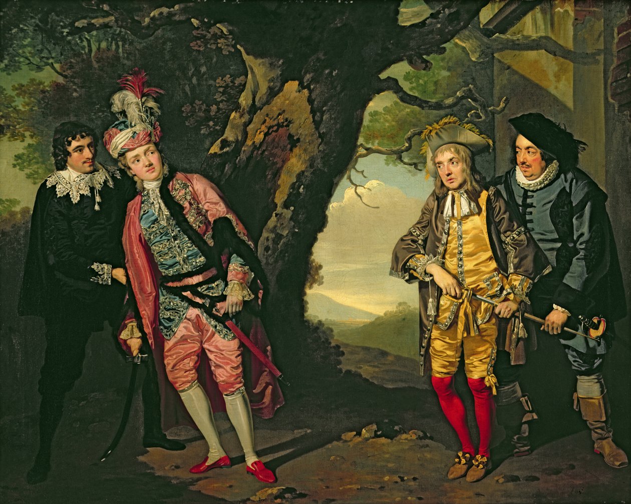Het duel, uit Act 3, scène 4 van 