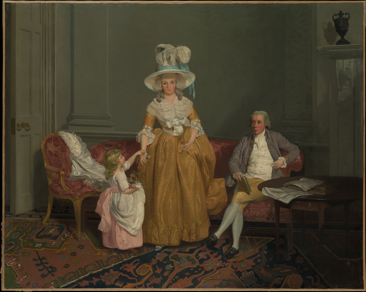 De familie Saithwaite door Francis Wheatley