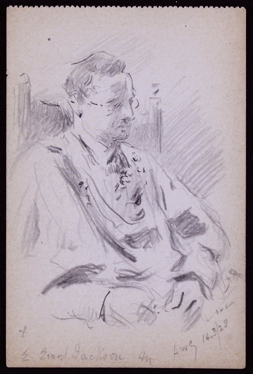 Portret van Ernest Jackson door Francis Wilfred Lawson