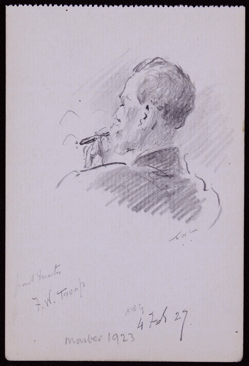 Portret van Francis Troup door Francis Wilfred Lawson