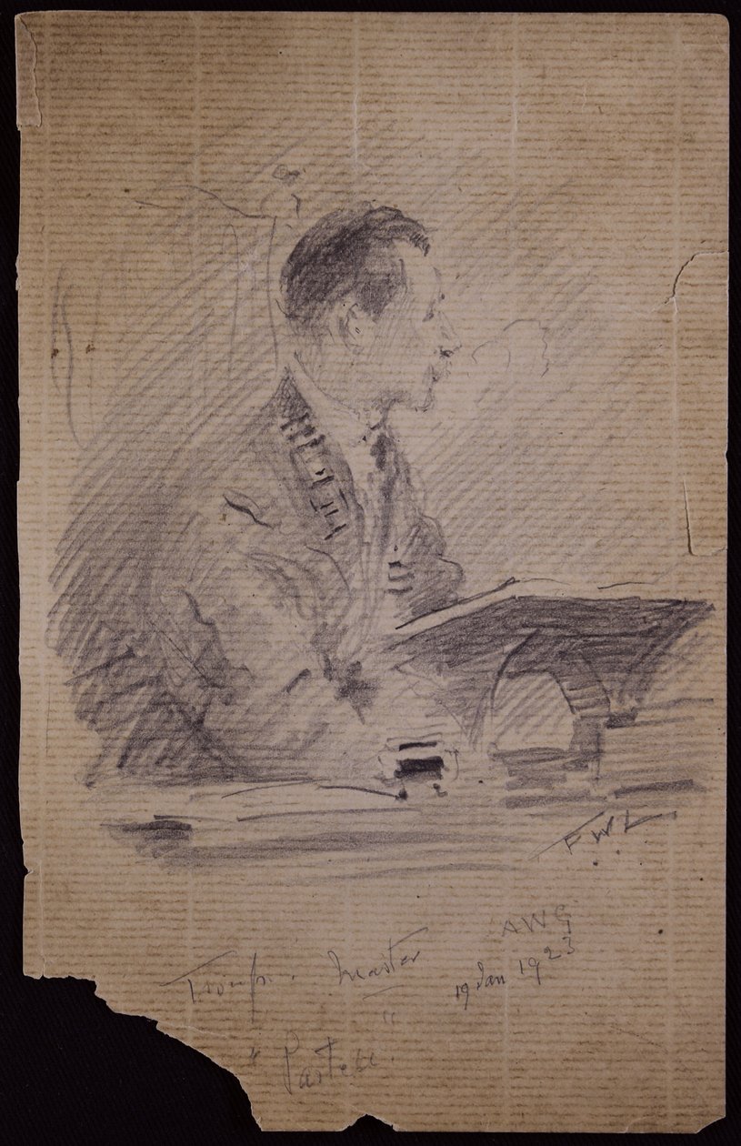 Portret van Francis Troup door Francis Wilfred Lawson
