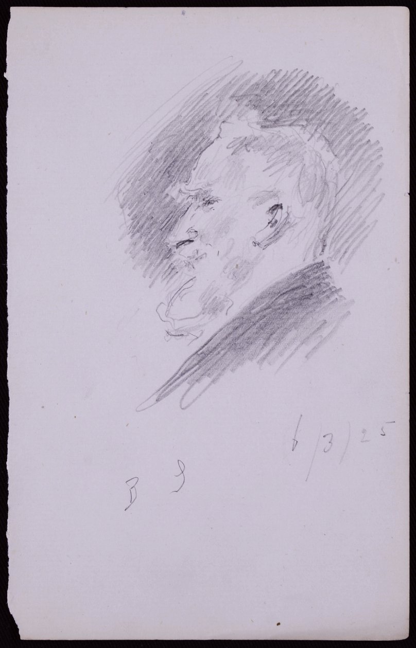 Portret van George Bernard Shaw door Francis Wilfred Lawson