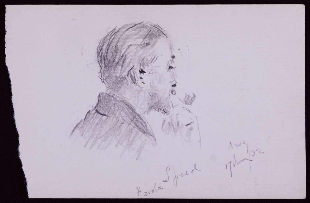 Portret van Harold Speed door Francis Wilfred Lawson