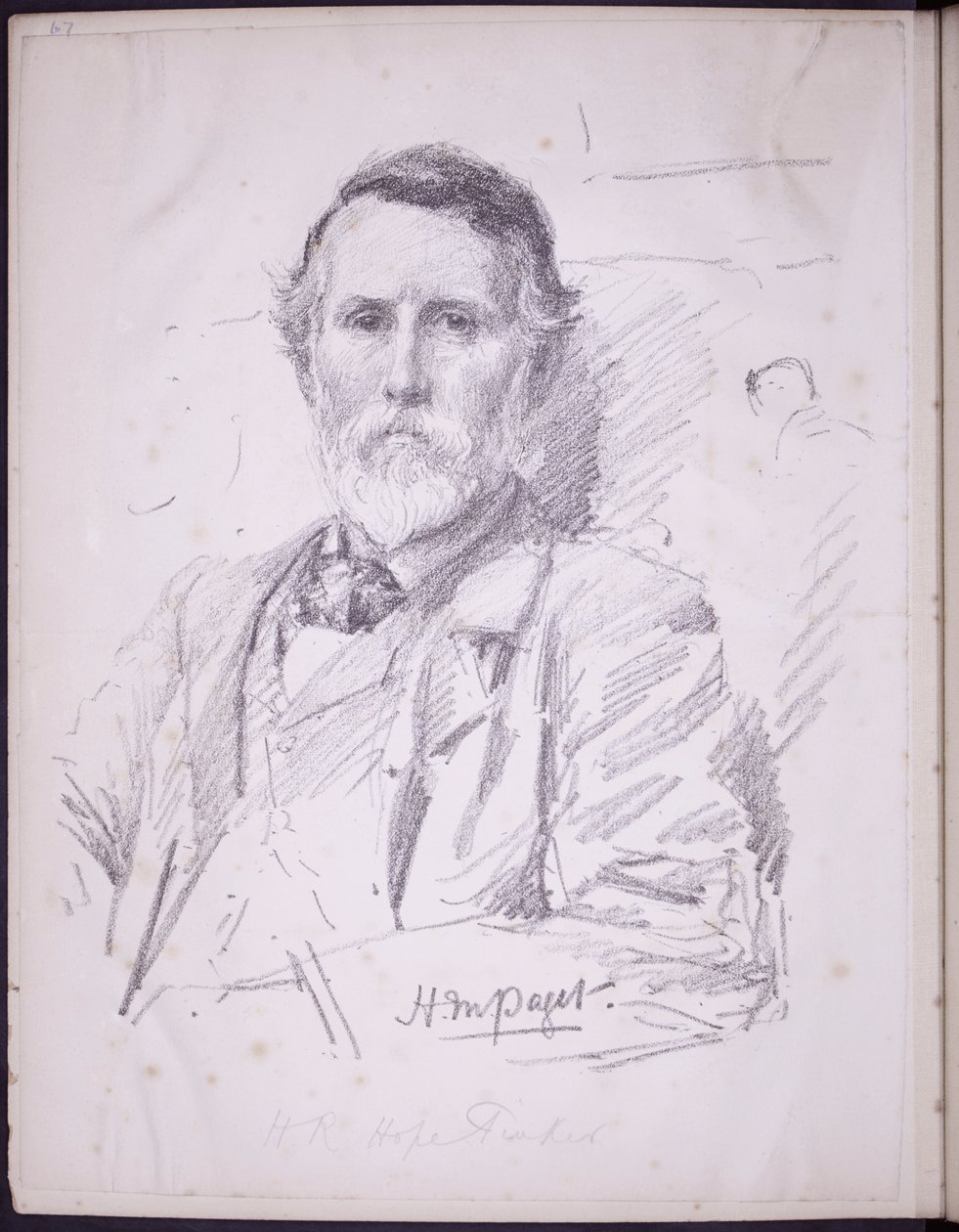 Portret van Hope-Pinker HR, c.1900 door Francis Wilfred Lawson