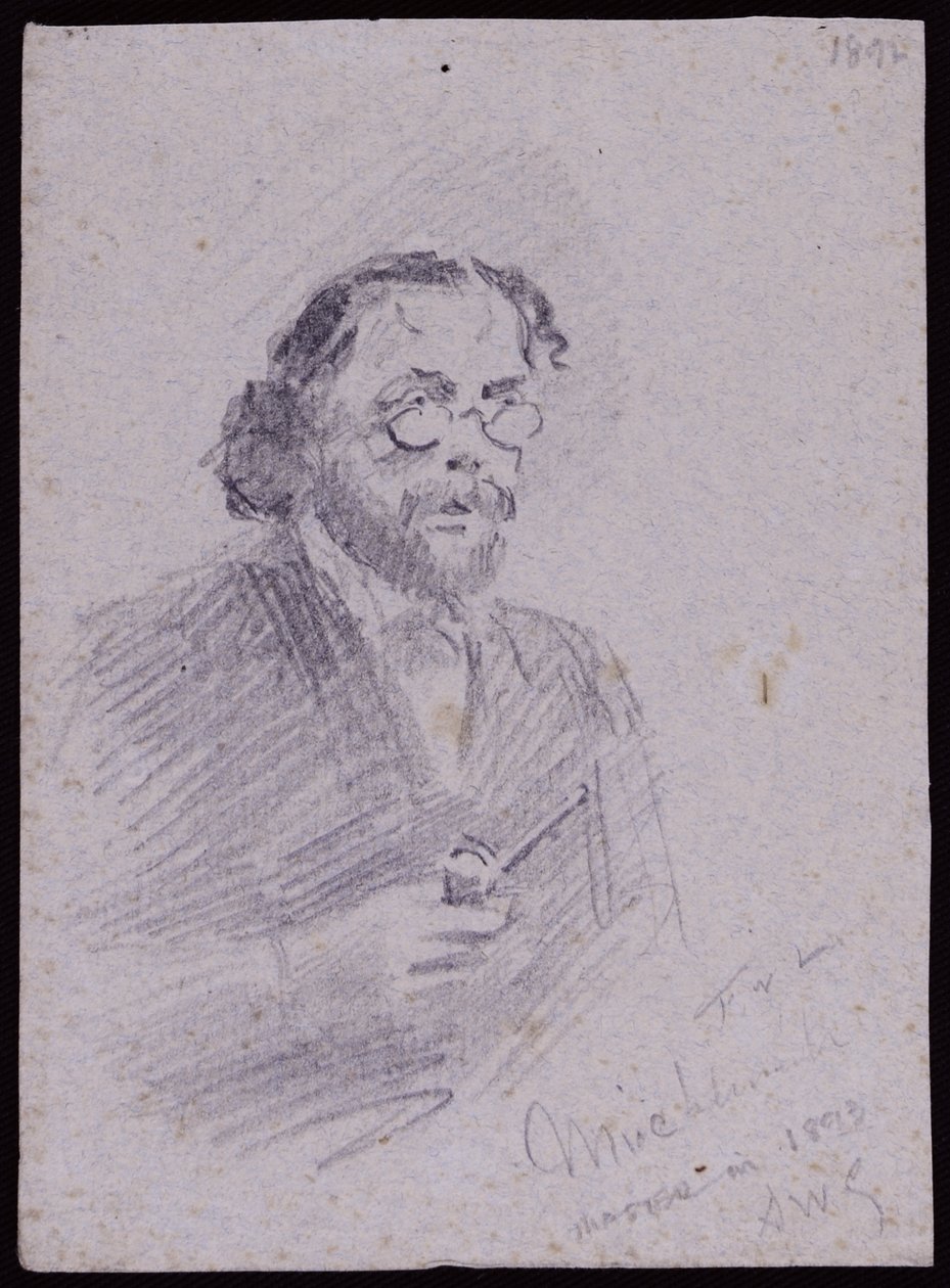 Portret van JT Micklethwaite door Francis Wilfred Lawson
