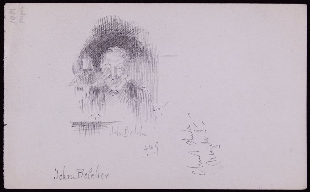Portret van John Belcher door Francis Wilfred Lawson
