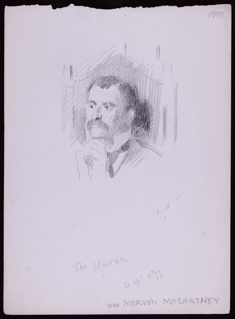 Portret van Mervyn Macartney door Francis Wilfred Lawson