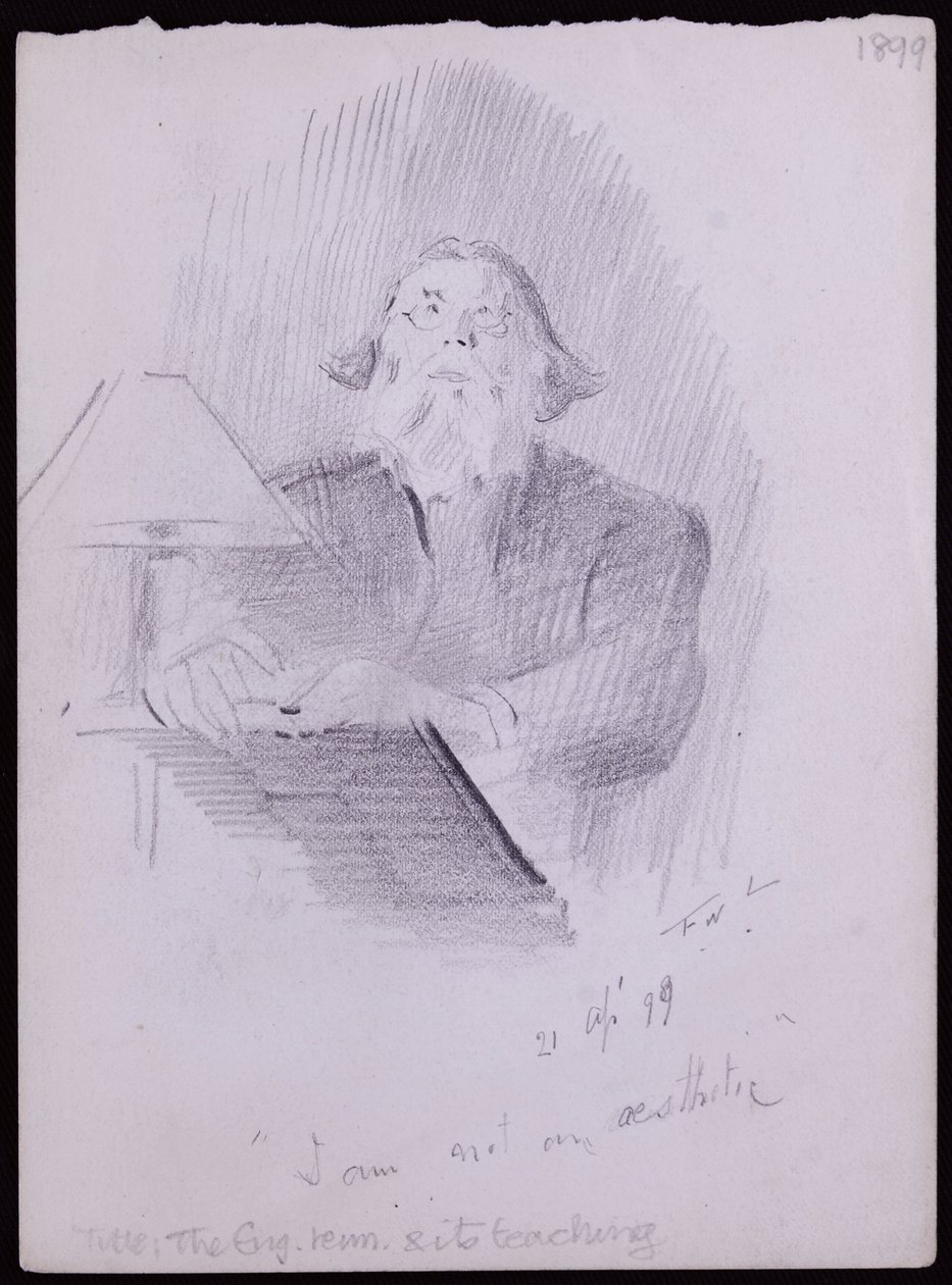 Portret van North ? door Francis Wilfred Lawson