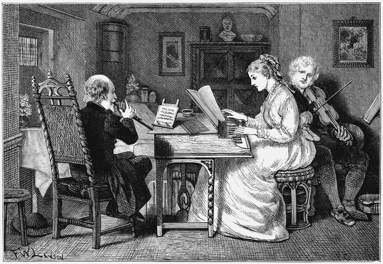Muziek maken, Londen door Francis Wilfrid Lawson