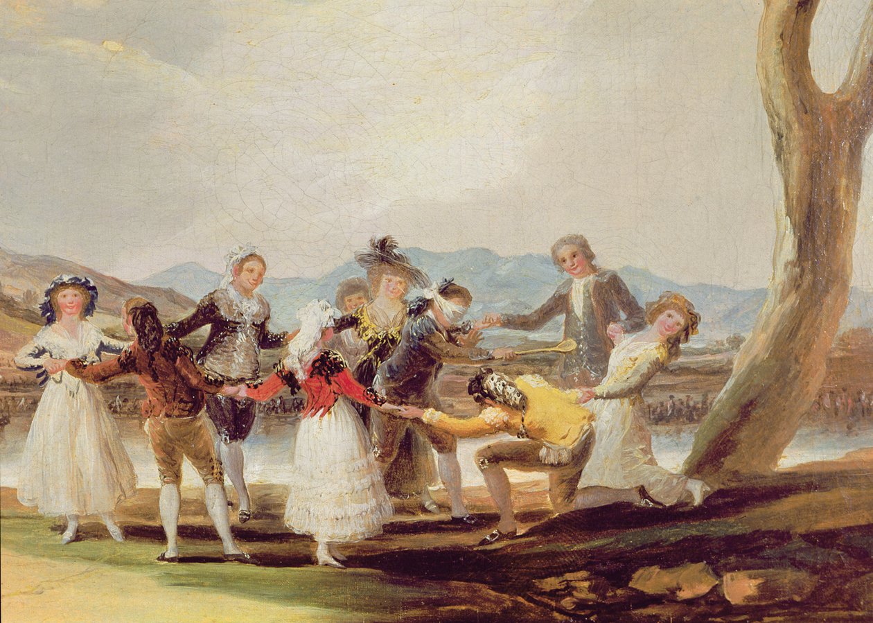 Blindemannetje door Francisco de Goya
