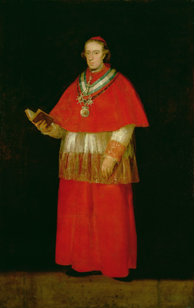Kardinaal Don Luis de Bourbon (1777-1823) c.1800 door Francisco de Goya